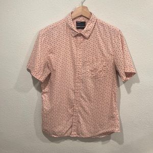 Pink button down t shirt